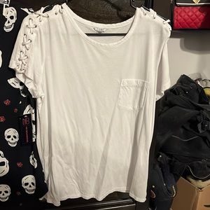 Guess white shirt size large